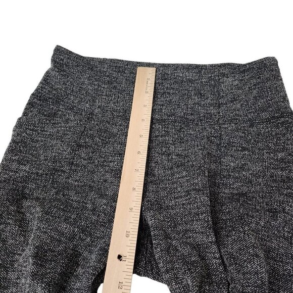 Athleta Leggings Small Herringbone‎ Metro High Waisted Black Gray Stretch 349156 - Picture 11 of 12